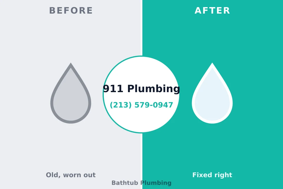 Before and after: plumbing repair Lemont, PA